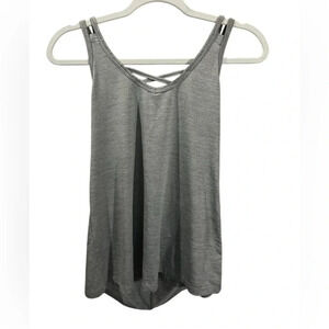 Active Wear Material Criss Cross Back Medium Top